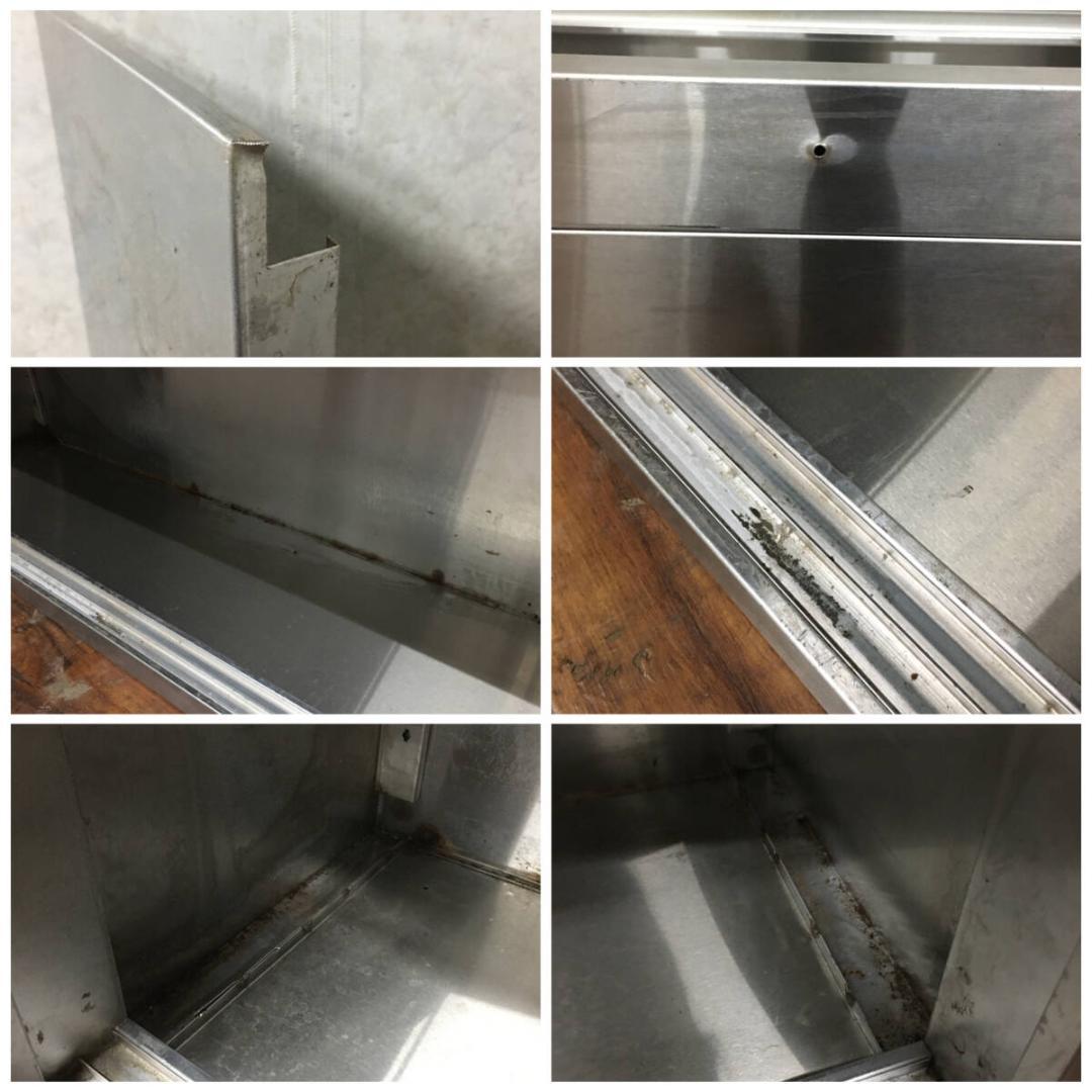 ステンレス 天吊り 戸棚 W150×D35×H45cm 棚 天板吊り 天吊り棚