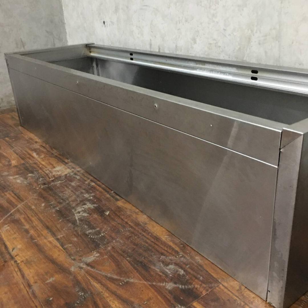 ステンレス 天吊り 戸棚 W150×D35×H45cm 棚 天板吊り 天吊り棚