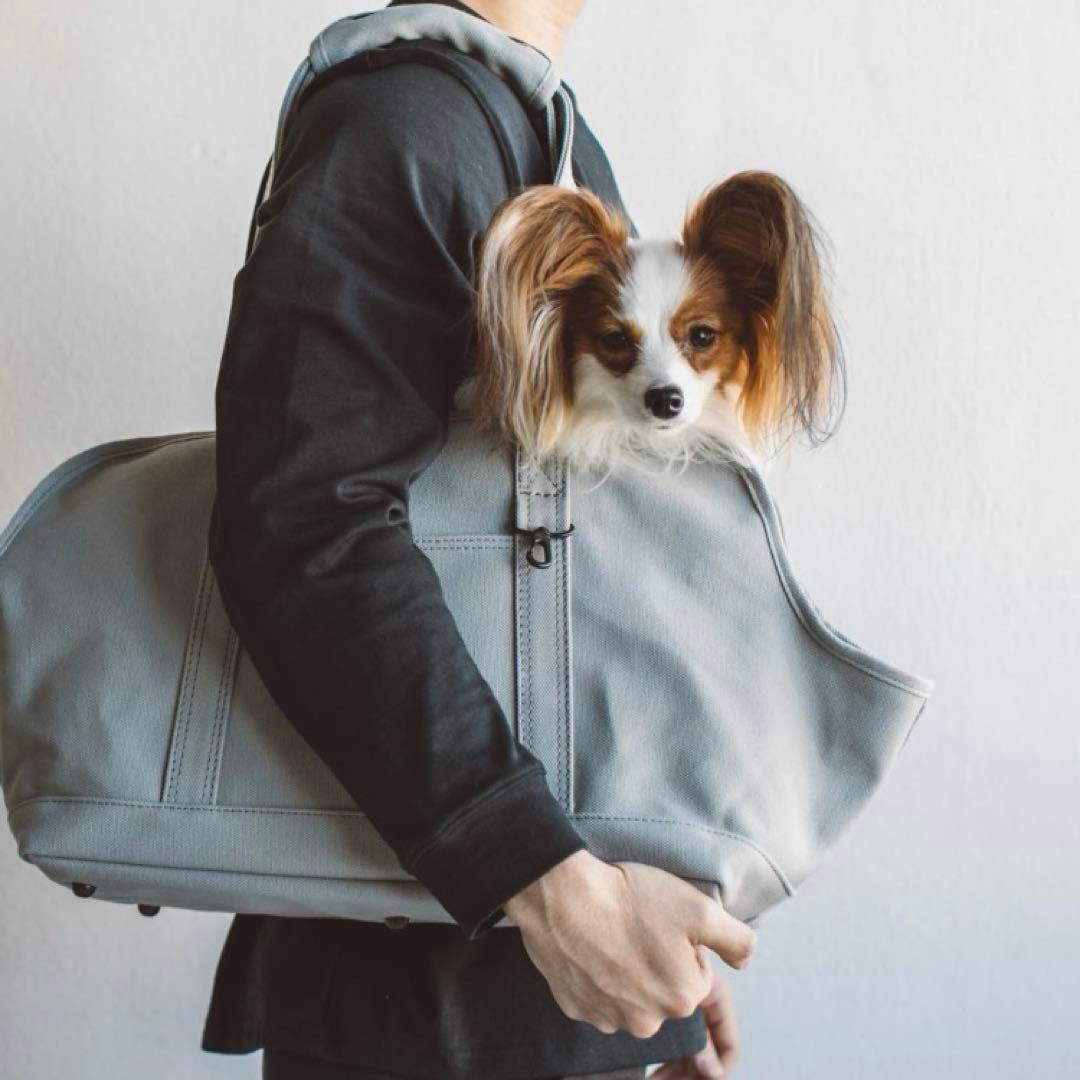 小型犬用 ネイビーキャリーバッグ