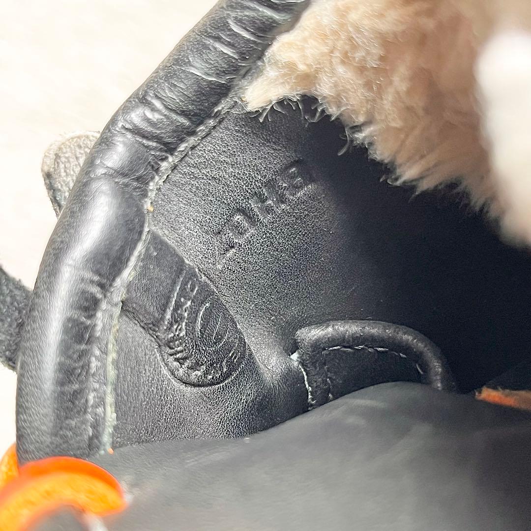 Ip Select×ONYONE 軟式グローブ 外野手用 左投げ 黒×オレンジ