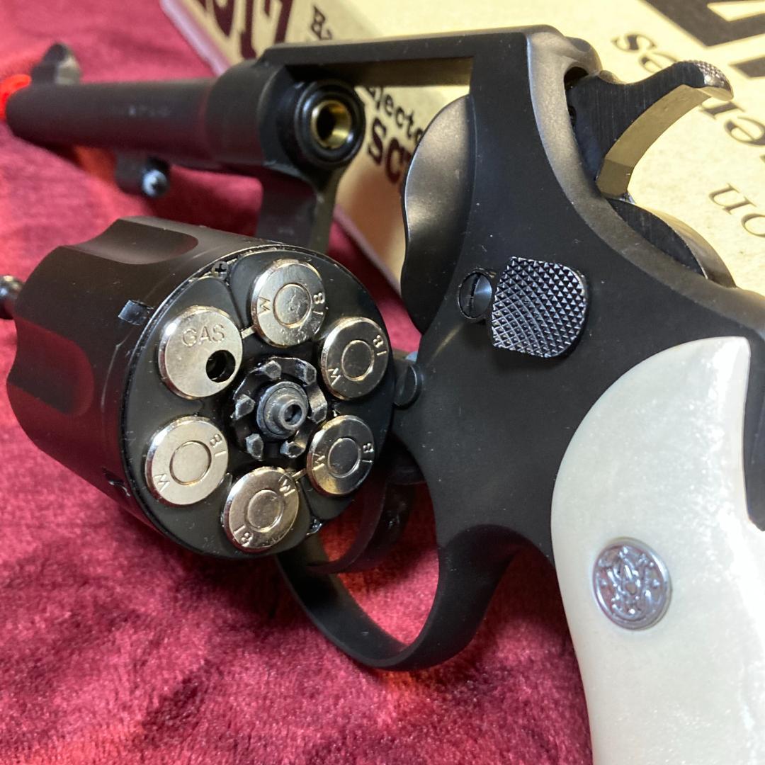 【リボルバーリリー風グリップ付き】タナカ M1917 HWガスガン ペガサス