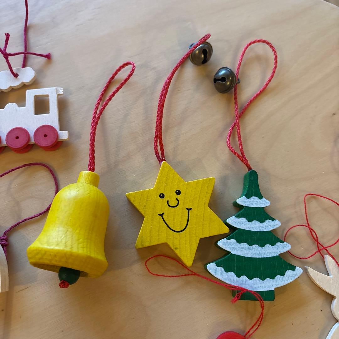 木のクリスマスオーナメント ドイツ製 レロ社