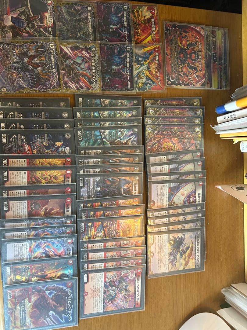 デュエマ 本格構築 【赤黒ドルマゲドン】 デッキ＆二重スリーブ