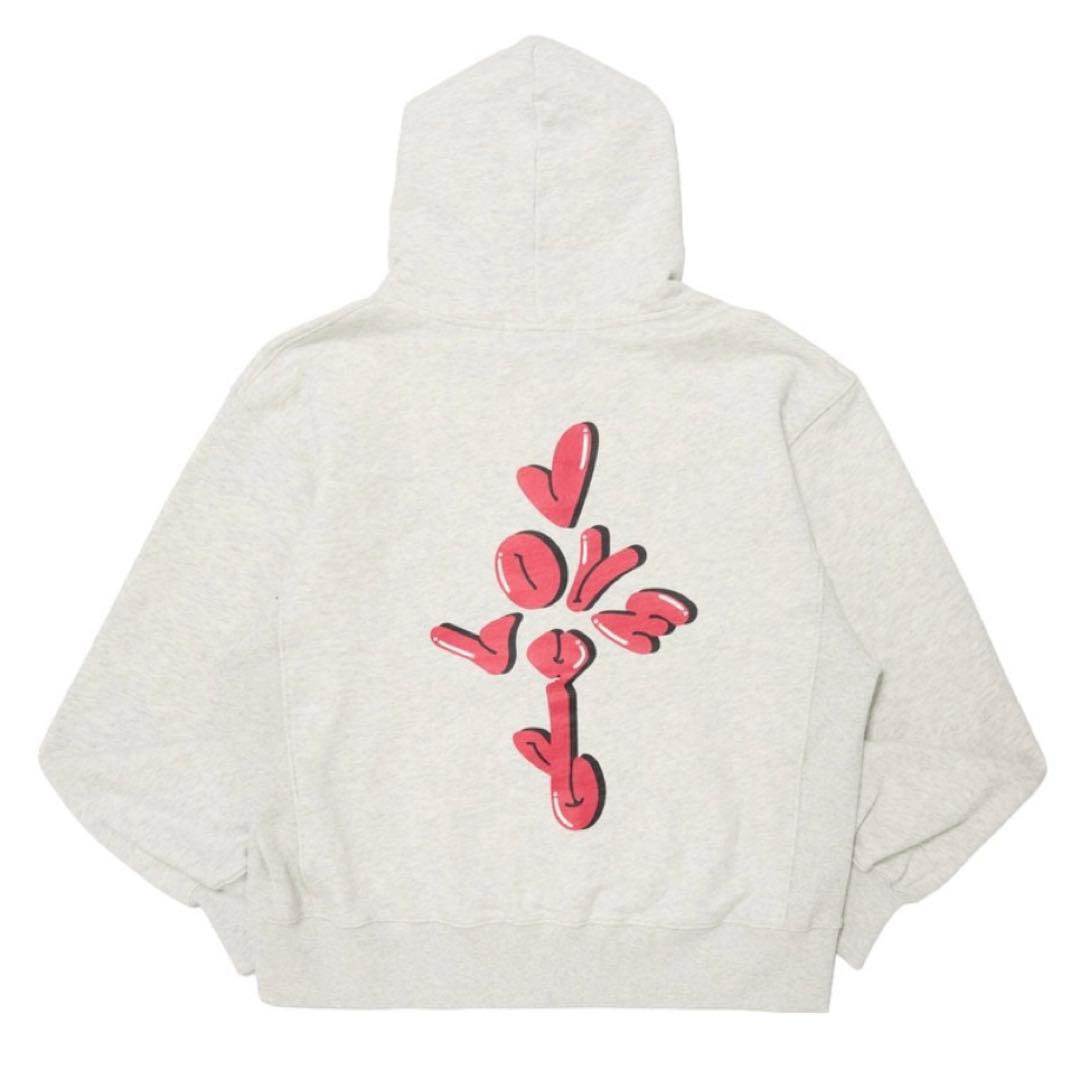 ミュージシャン buddix LOVE YOU ZIP Hoodie(Black Fade) M