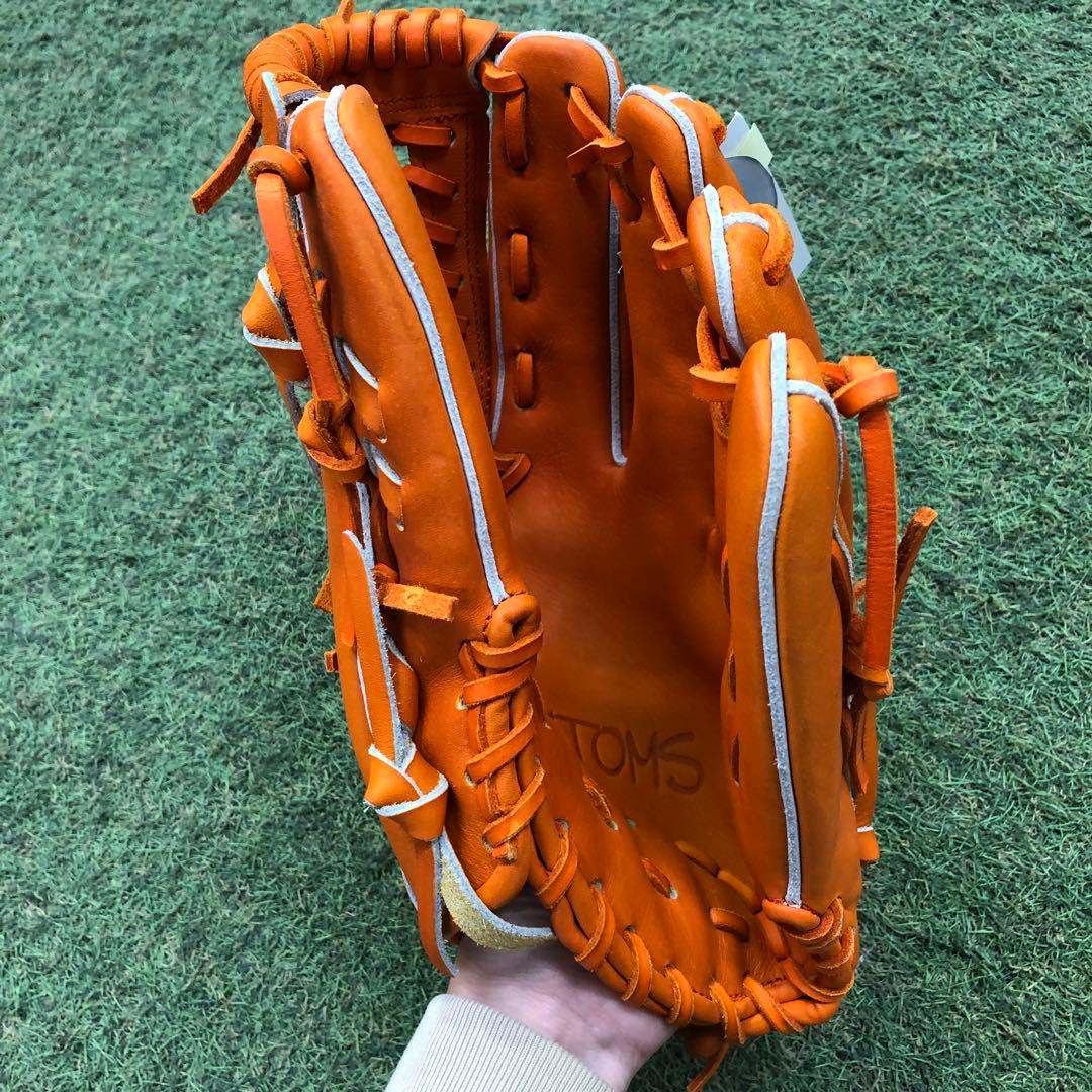 限定AGL-105C アトムズ　メーカー型付け済グラブ オレンジ