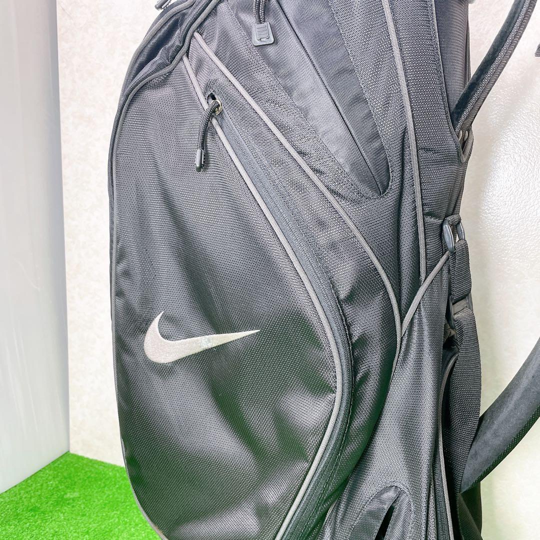 良品！Nike スタイリッシュキャディバッグ ブラック　軽量　おまけ付