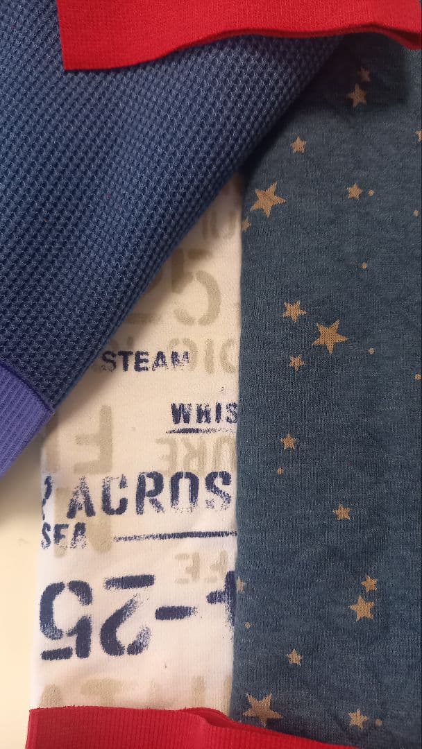 青、緑系の生地