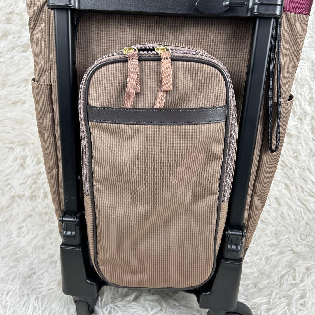 SWANY スワニー キャリーバッグカート　ルバンドミニ　グレージュ　リボン