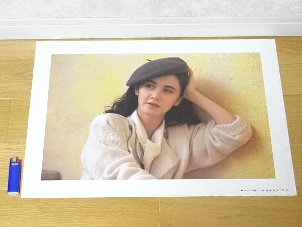 希少 80年代 ビンテージ 中島みゆき ポスター 4枚セット レトロ 当時物