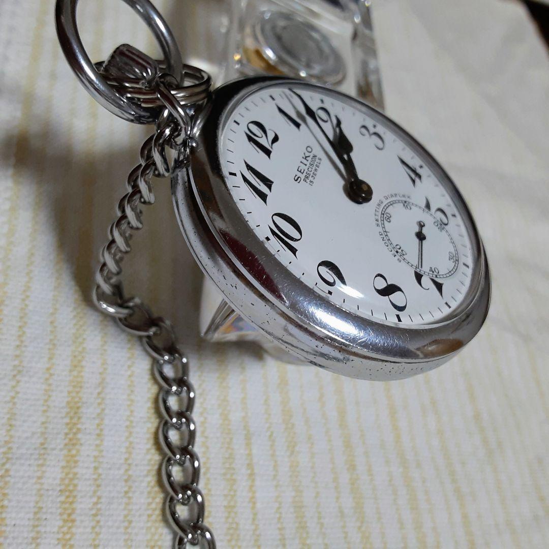 19セイコーSEIKO PRECISION 懐中時計 15石 1969年稼働品