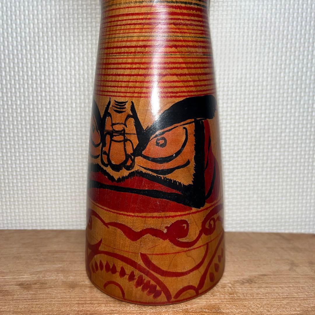 ⭕️伝統こけし　木地山こけし　ダルマこけし　⭕️超レアこけし　現代の名工　小椋久太郎