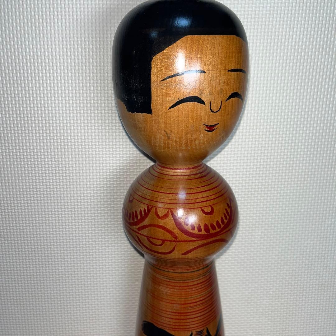 ⭕️伝統こけし　木地山こけし　ダルマこけし　⭕️超レアこけし　現代の名工　小椋久太郎