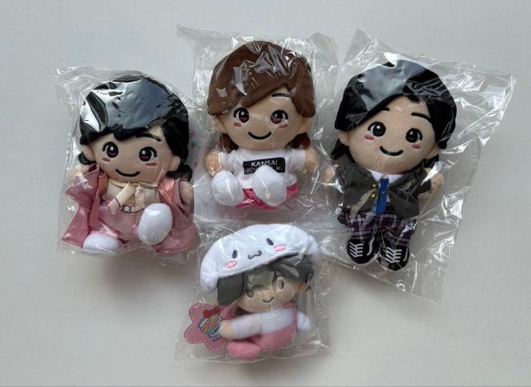 【新品未開封】 道枝駿介　なにわ男子　ちびぬい　金田一少年　サンリオ　4体セット