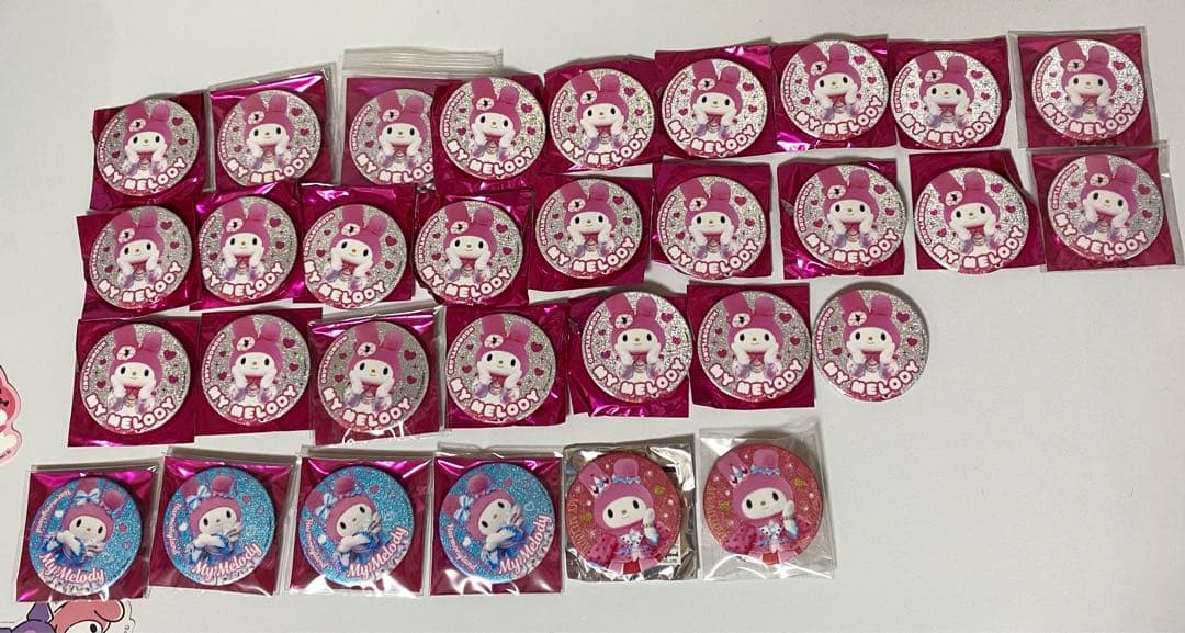 マイメロディ サンリオ キャラクター 缶バッジ