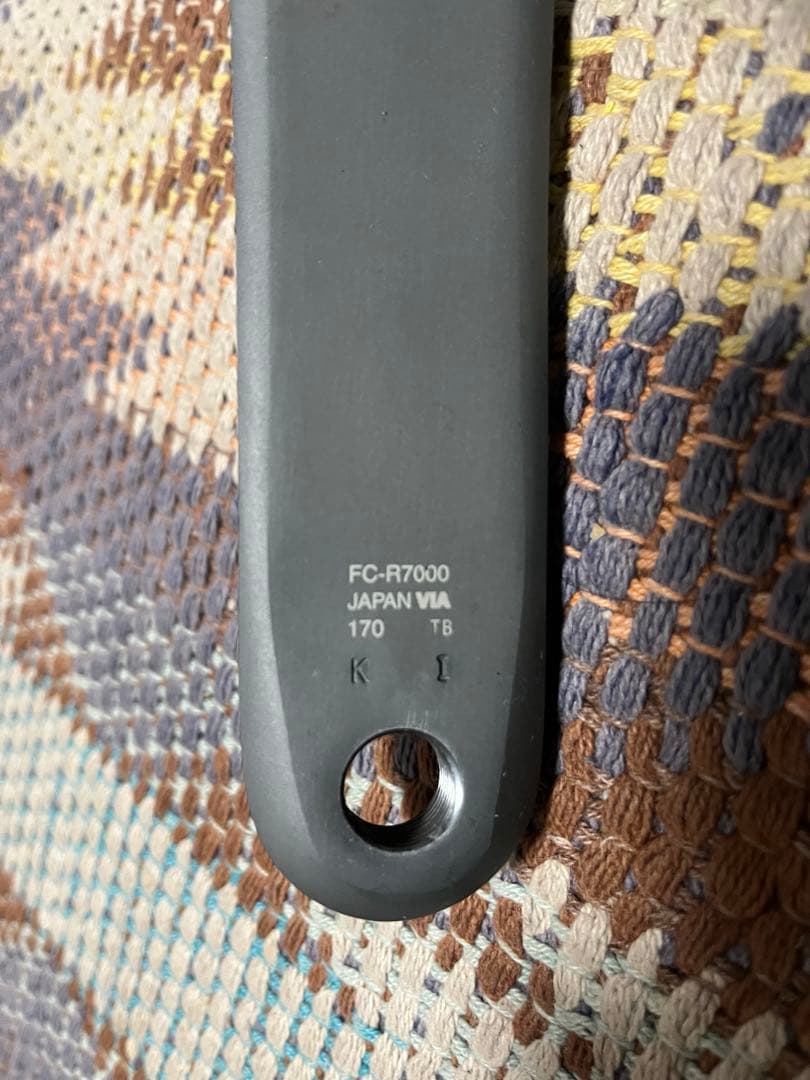 値下げ不可　105 R-7000 クランクセット 170mm 53-39