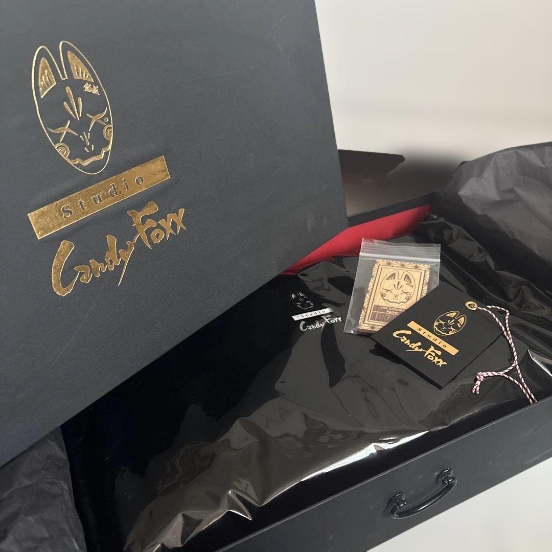 Candy Foxx グラフィックフードパーカー ホワイト L