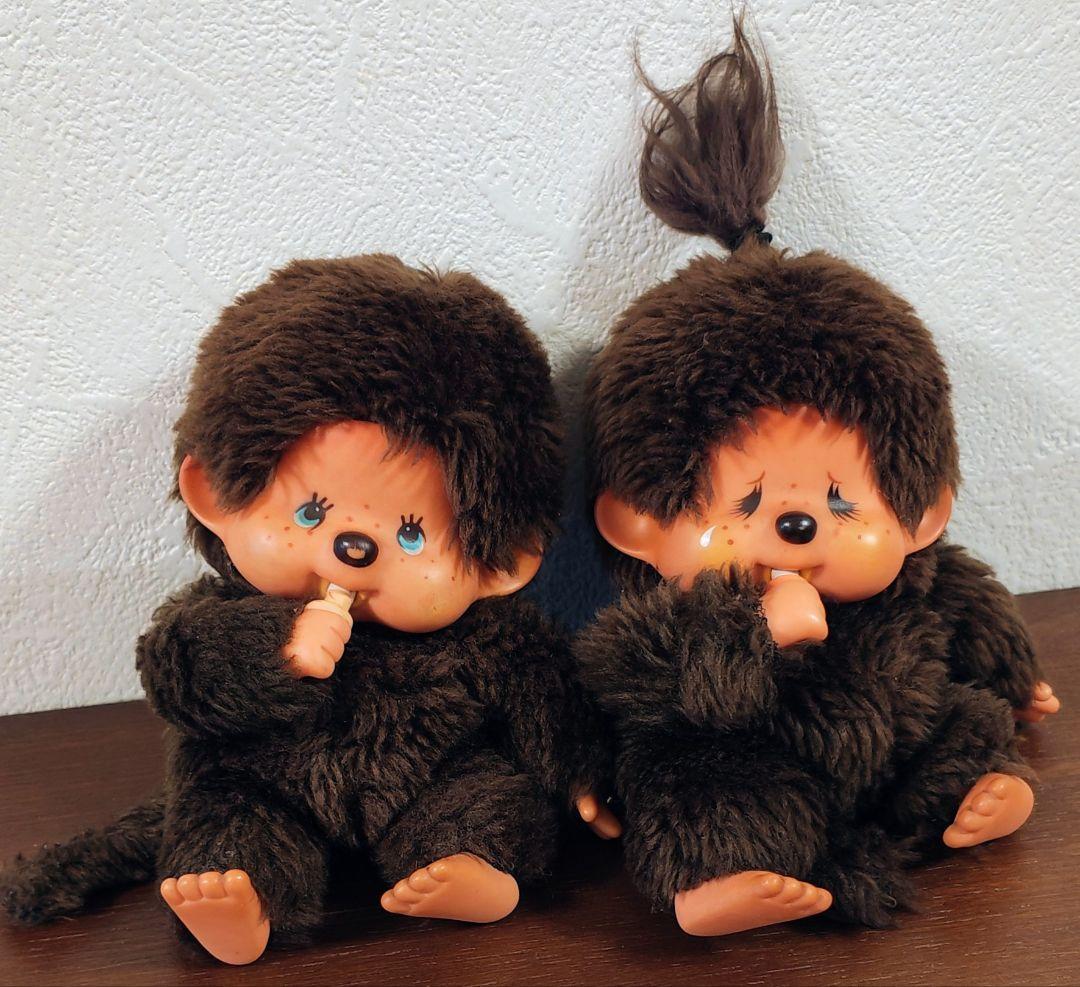 【希少：セキグチ】1970年代 初代 モンチッチ ２体セット 昭和レトロ