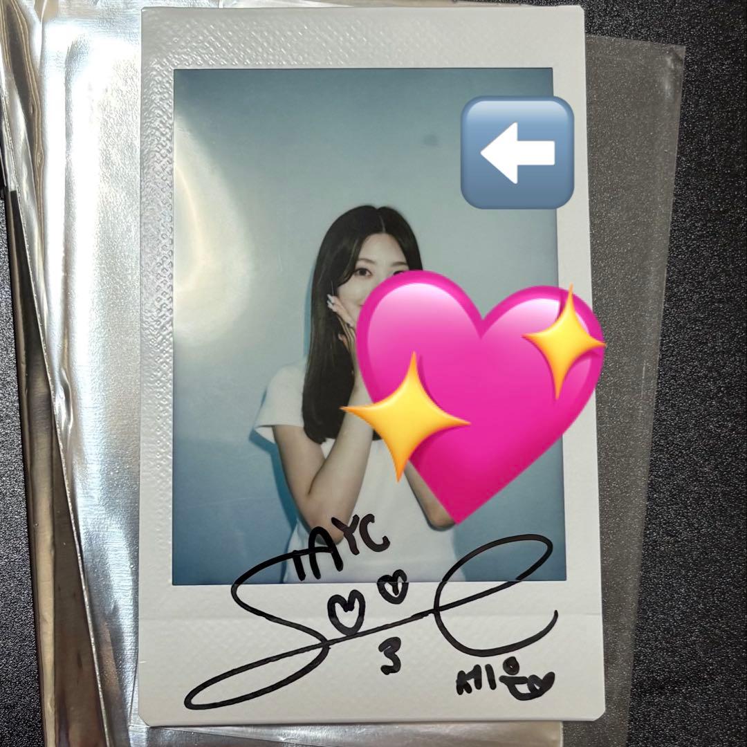STAYC セウン　直筆　サイン　チェキ