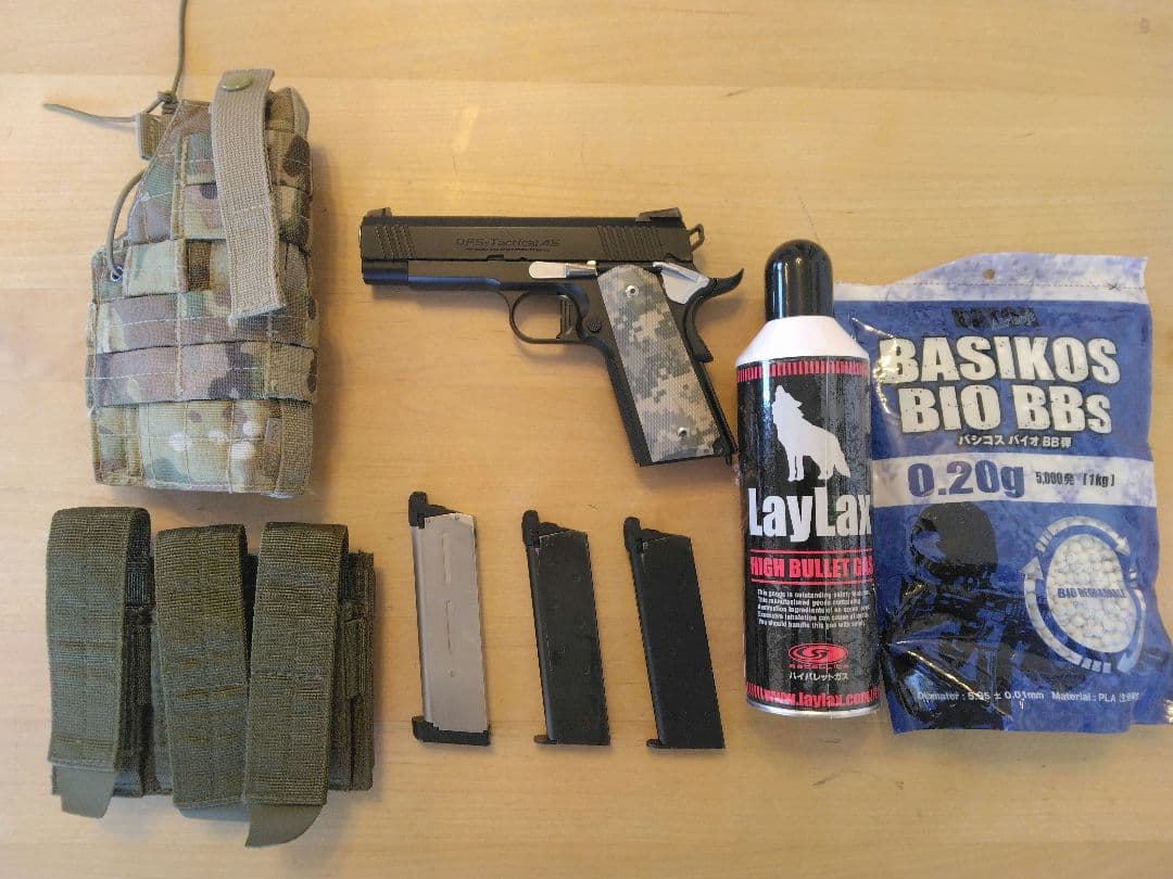東京マルイ　ガバメント系　ブローバックガスガン　セット