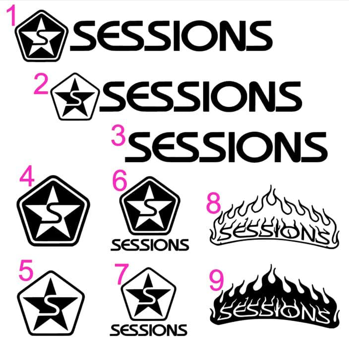 SESSIONS　セッション　ステッカー