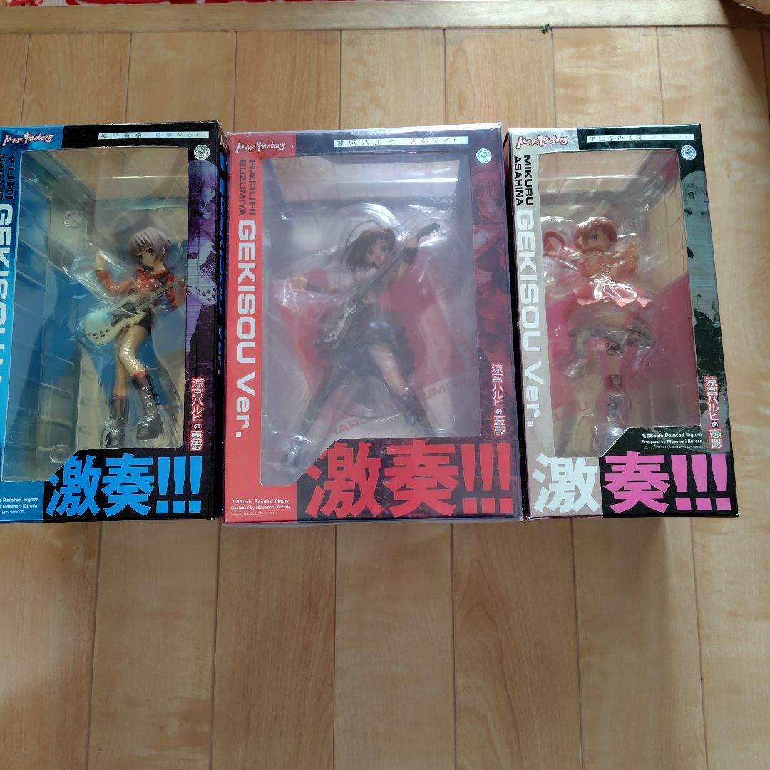 涼宮ハルヒ 激奏Ver. 1/8スケールフィギュア　３体セット