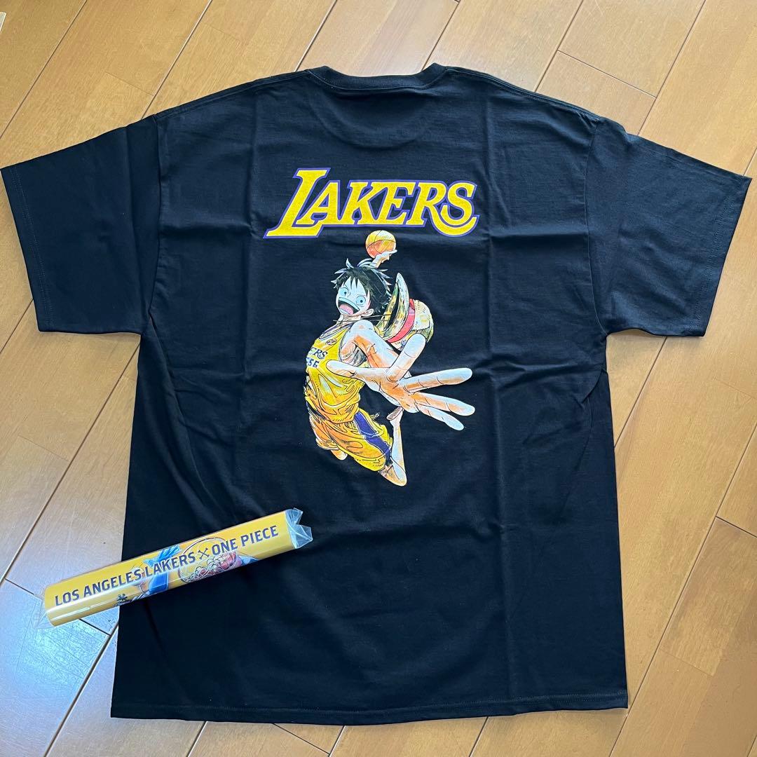 【非売品】ONE PIECE × LAKERS コラボTシャツ & ポスター