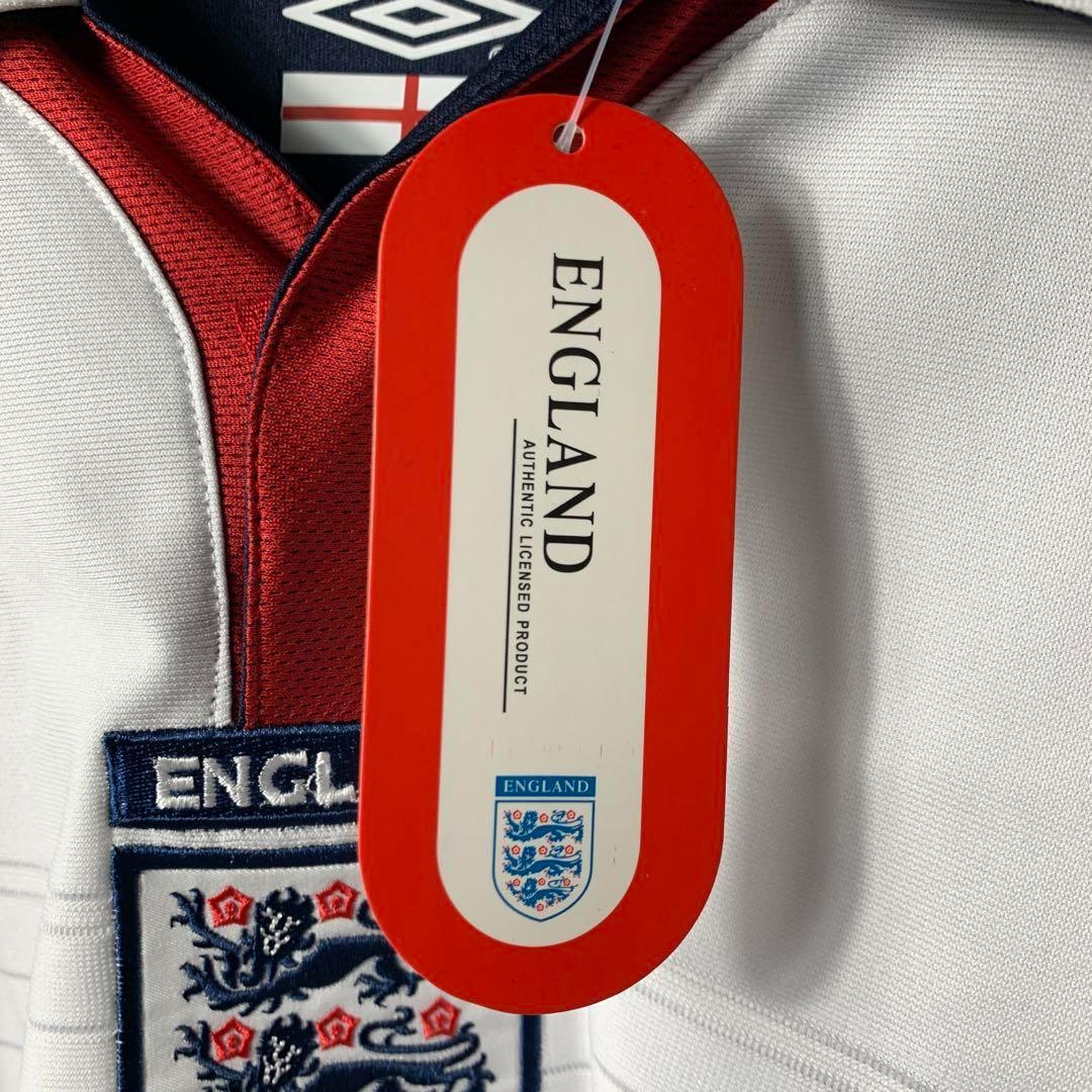 【★ベッカム】 2004年 イングランド代表 7 サッカー ゲームシャツ 2XL