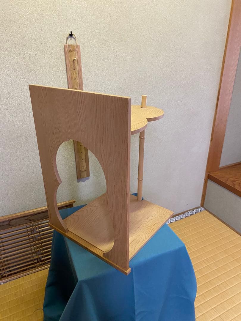 茶道具/瓢棚 淡々斎好写 裏千家 組立式 ひさごたな