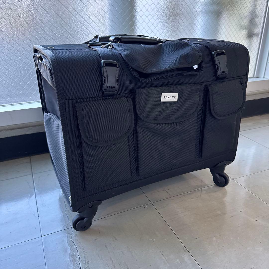 武*尊様 TAKE ME ブラック ペットキャリーLサイズ