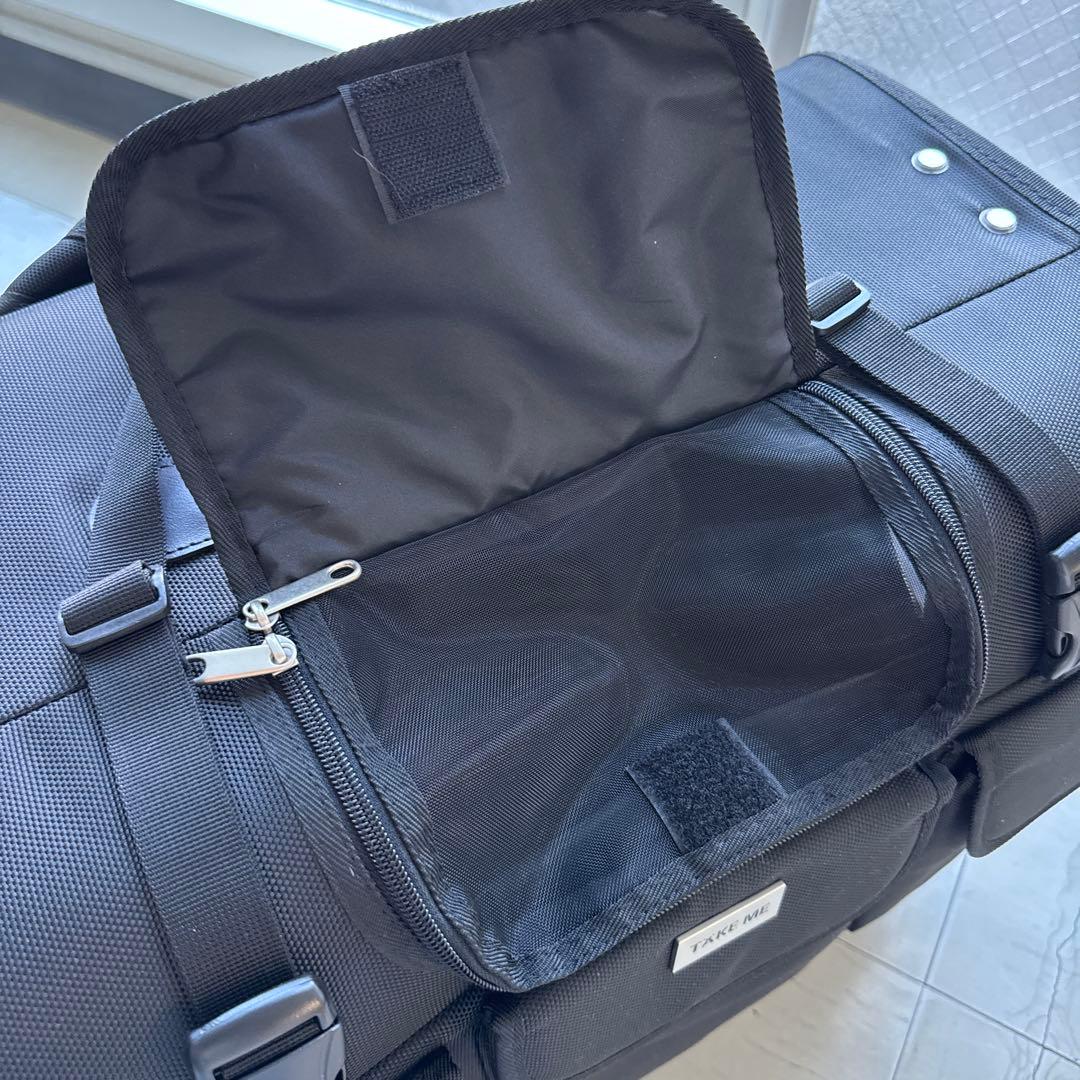 武*尊様 TAKE ME ブラック ペットキャリーLサイズ