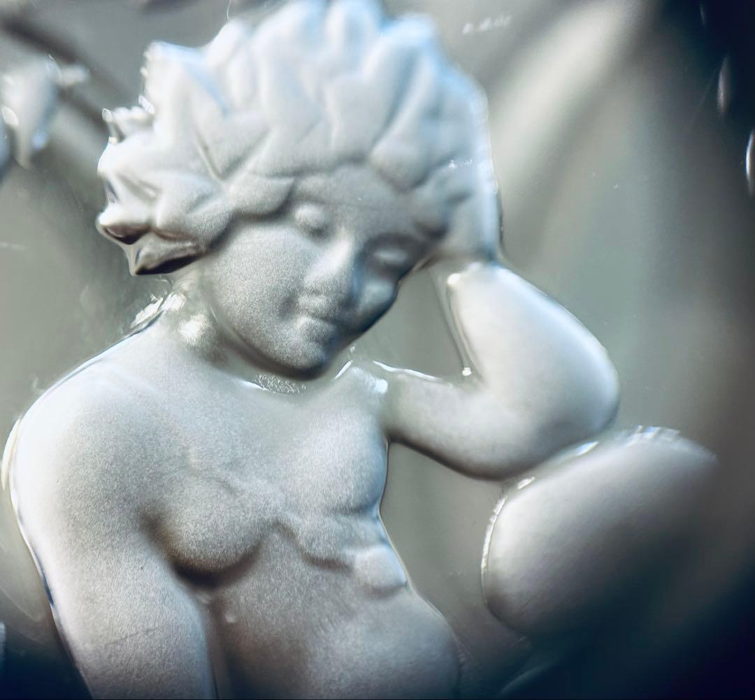 LALIQUE ラリック クリスタル飾り皿　裸女モチーフ