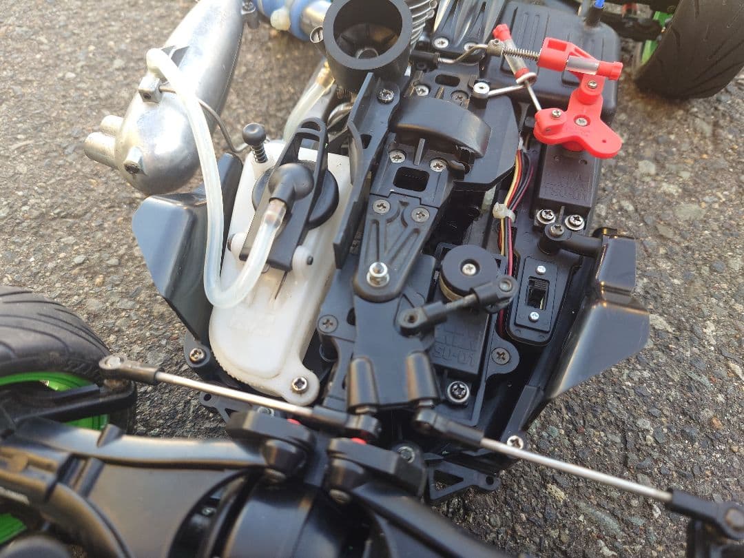 1/10タミヤ4WDエンジンバギー即走行可