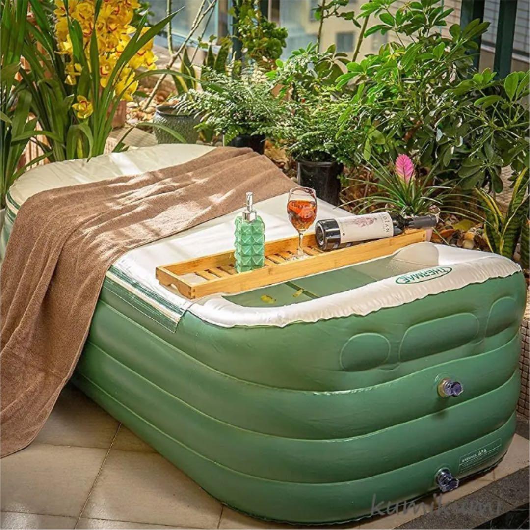 【新品】オシャレで大人気‼︎ 自宅で夢の露天風呂セット! 室内でも使える！