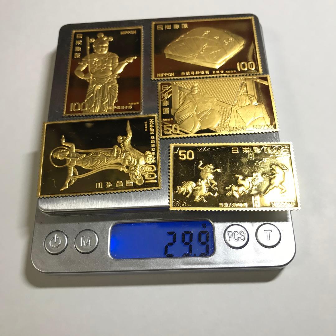 12023松本徽章工業　日本製　純金張　金属工芸品　約29.9g レリーフ