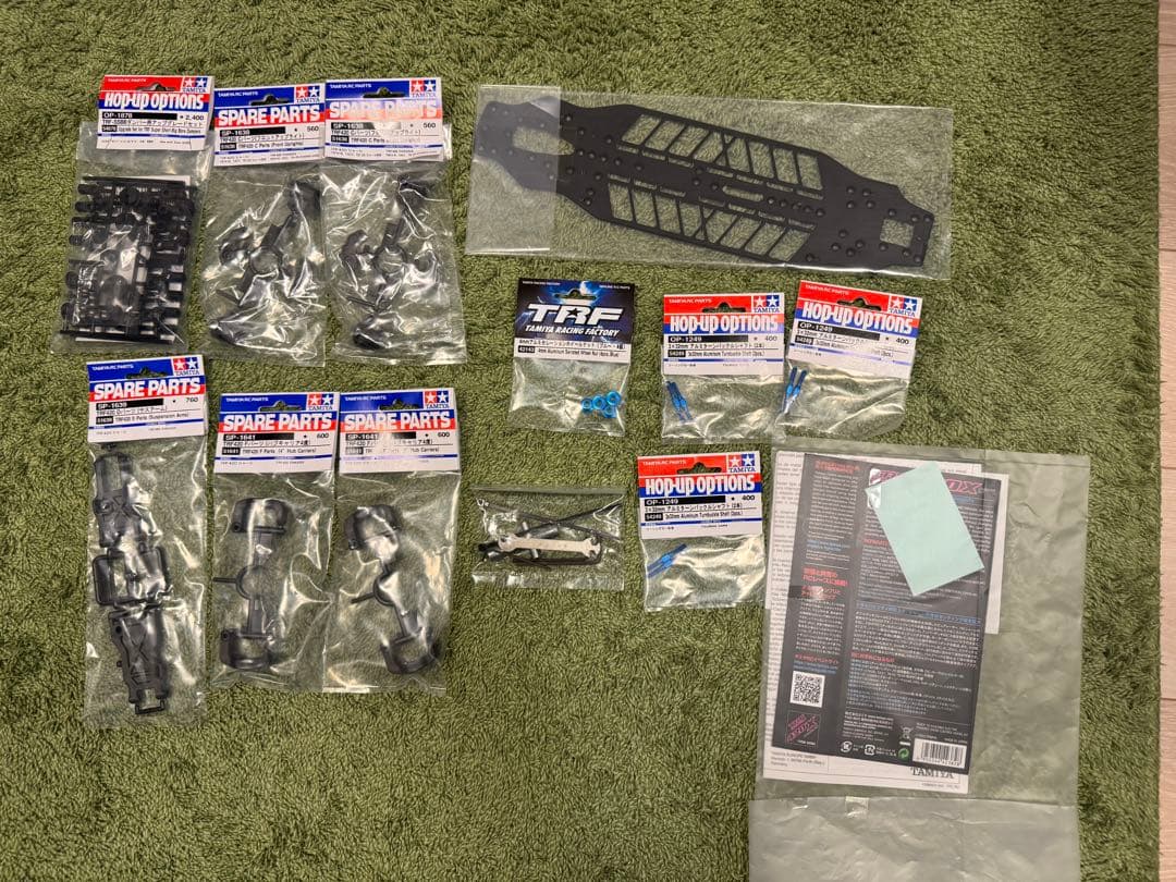 TAMIYA タミヤ TRF420X 予備純正パーツ多数付属