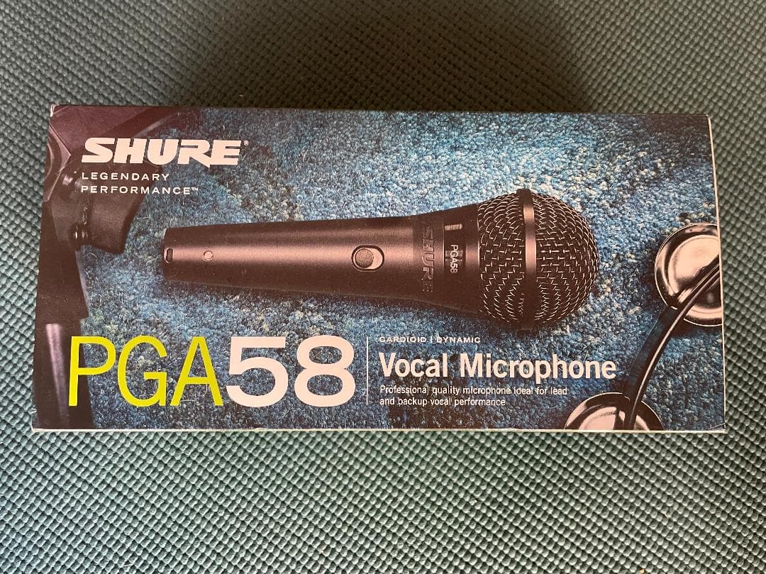 【新品未使用】SHURE PGA58 ダイナミックマイク
