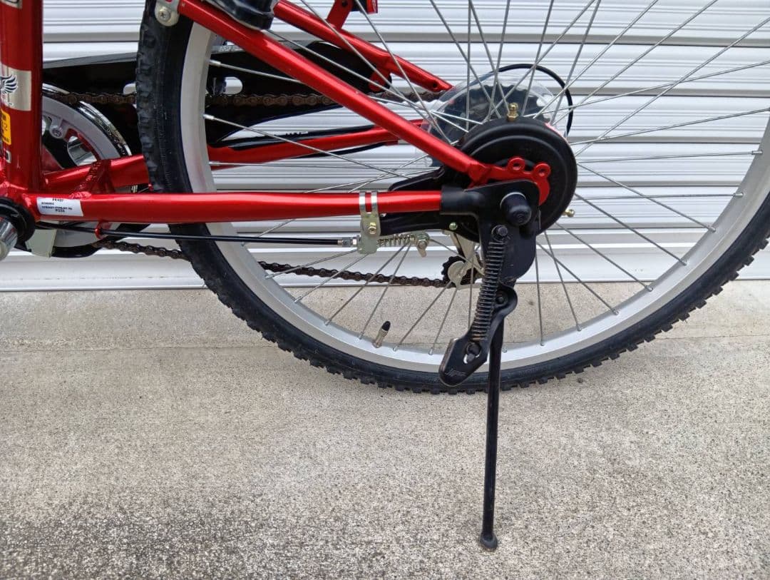 自転車　マウンテンバイク　赤　レッド　24インチ　男の子　→引取り限定(岐阜県)