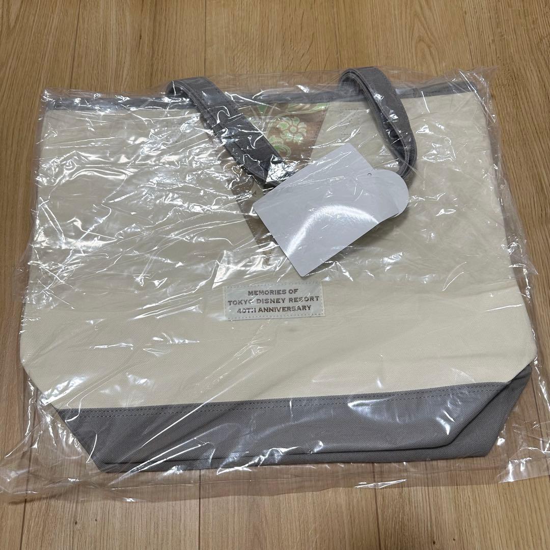 即完売 ディズニー 40周年 ガーランド トートバッグ 大 ミニー ピンク