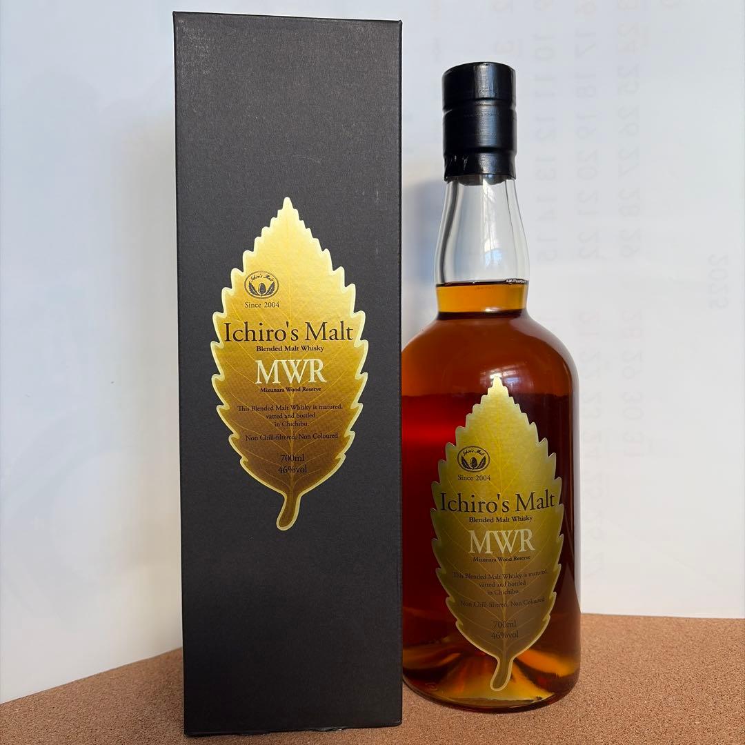 Ichiro's Malt & Grain とMWR 2本セット化粧箱付き