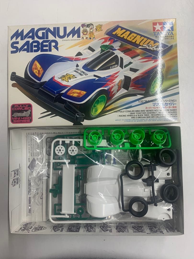 プラモデル　1/32 マグナムセイバー　フルカウルミニ四駆シリーズ No.1