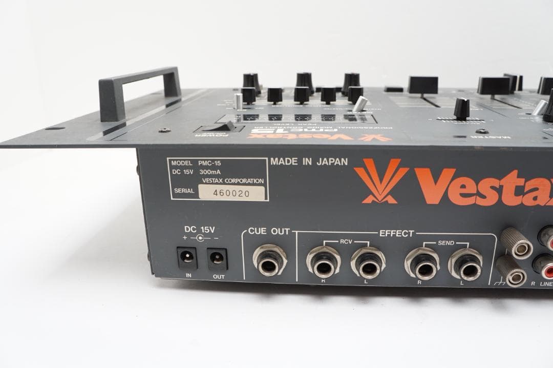 ＜動作＞Vestax PMC15 PMC-15 DJミキサー ビンテージ