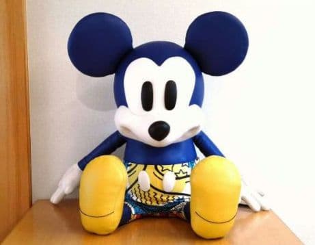 COACH ミッキー×キースヘリング ラージ レザー ぬいぐるみ ディズニー