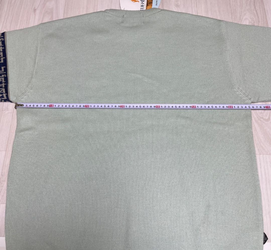 未使用 Burton バートン ミントグリーン ウール混 セーター スノーボード