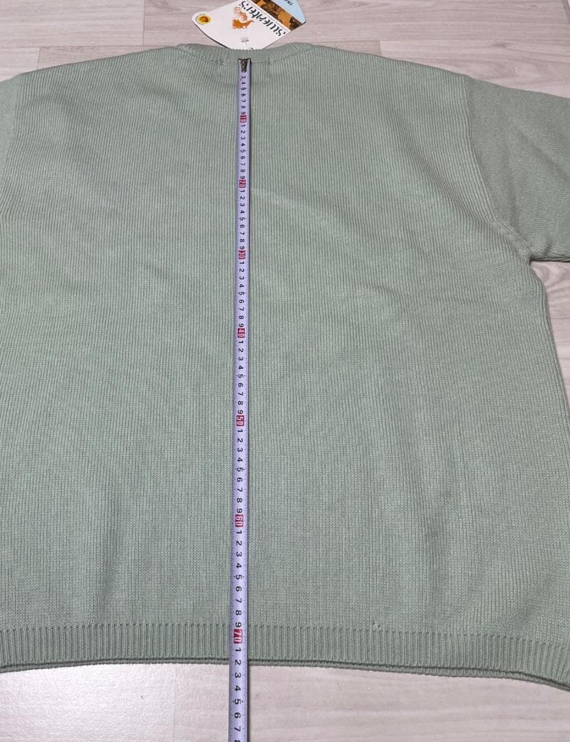 未使用 Burton バートン ミントグリーン ウール混 セーター スノーボード