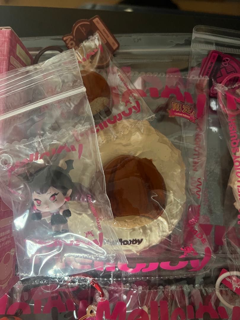 Mellojoy スクイーズ　大福シリーズ　シークレット　栗　黒メロイヤちゃん