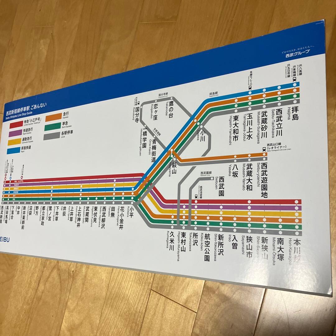 西武新宿線路線図
