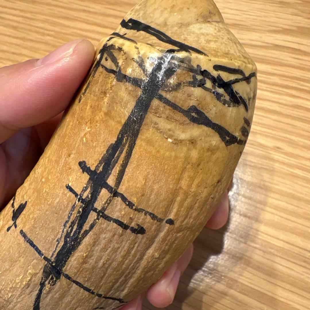 マッコウクジラの歯 382g 鯨牙 鯨歯 歯牙 天然素材 歯 印材