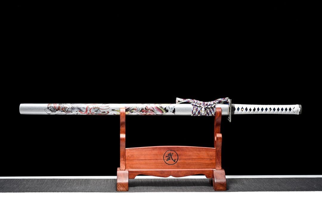 武具　刀装具　日本刀　模造刀 【七色の竜王】 横刀  直刀
