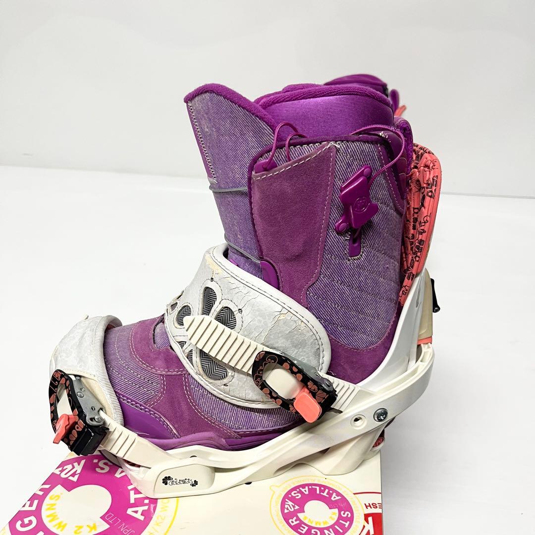 SALOMON K2 レディース　スノボセット　サロモン　女性用　スノーボード