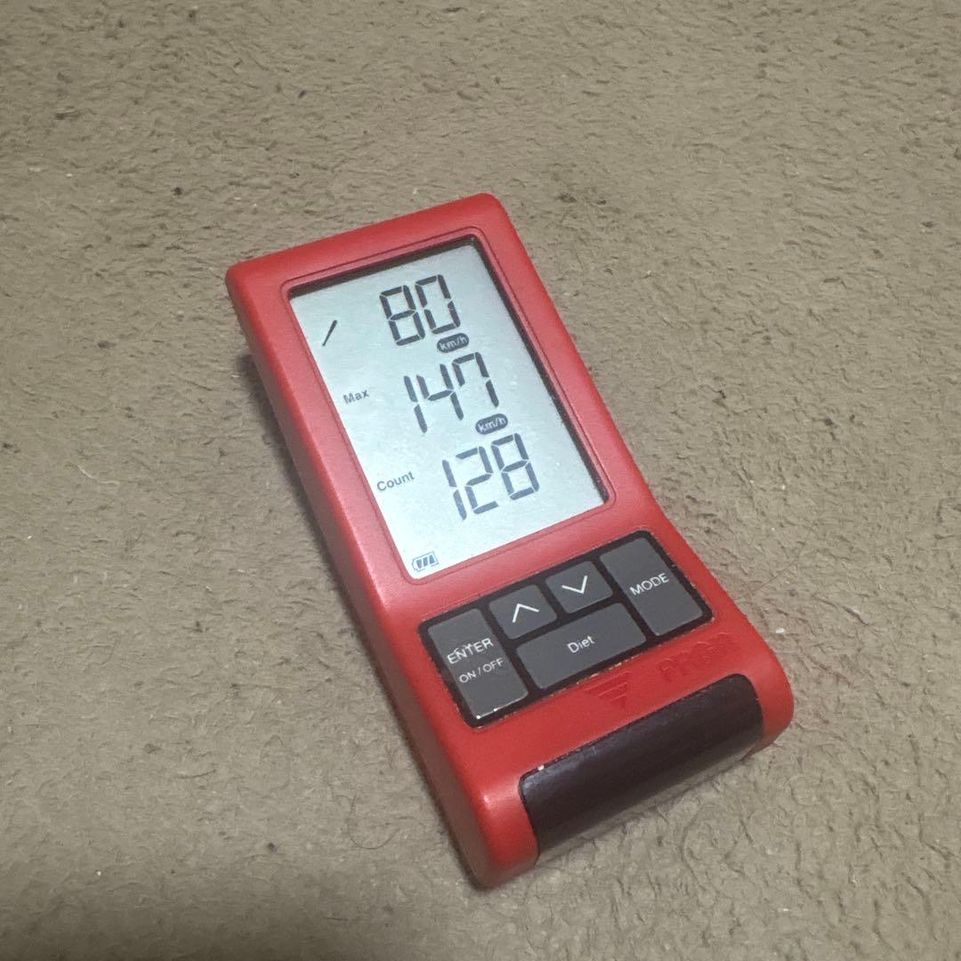 PRGR スピード測定器 レッド 電池付き